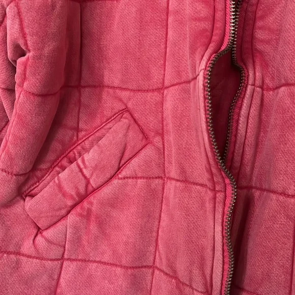 RARE Free People Dolman Quilted Knit Jacket in Lovebird NWT - Picture 7 of 11